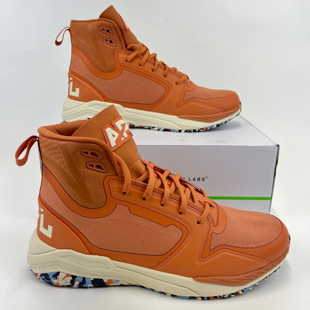 APL TechLoom Defender Mid Top Running‎ Shoes Terracotta Pristine Midnight 11.5